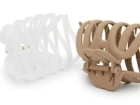 Oversized Claw Hair Clips - 2 Pack