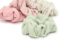 Floral Scrunchie Set - 5 Pack