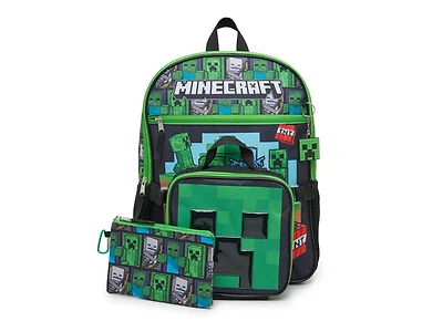 Minecraft Backpack Set