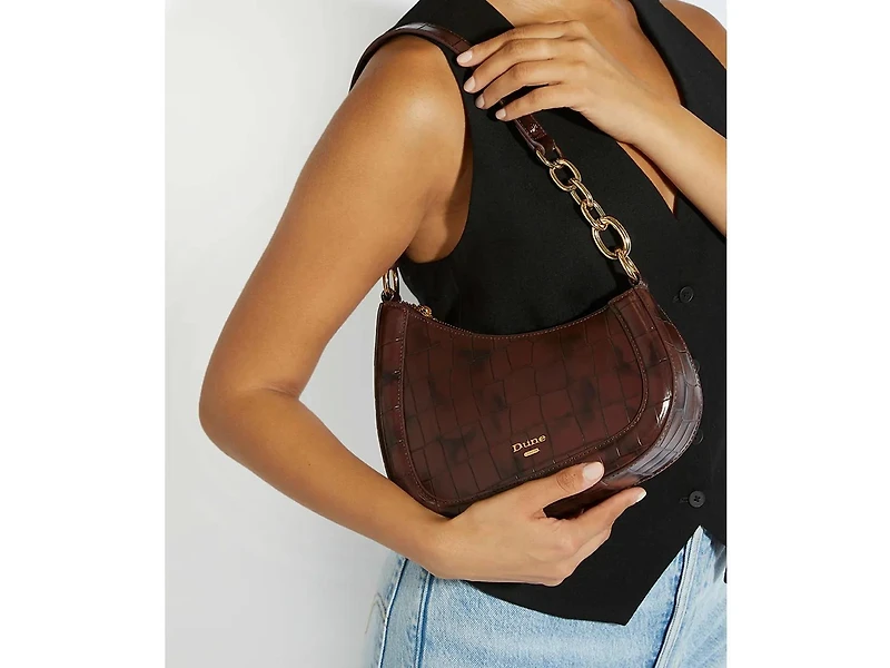 Direction Leather Shoulder Bag
