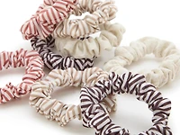 Striped Skinny Scrunchie Set - 8 Pack