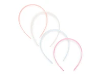 Pastel Lucite Headband Set - 4 Pack