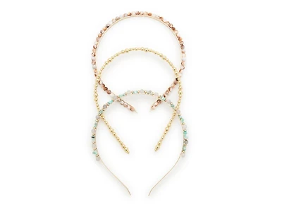 Embellished Headband Set - 3 Pack