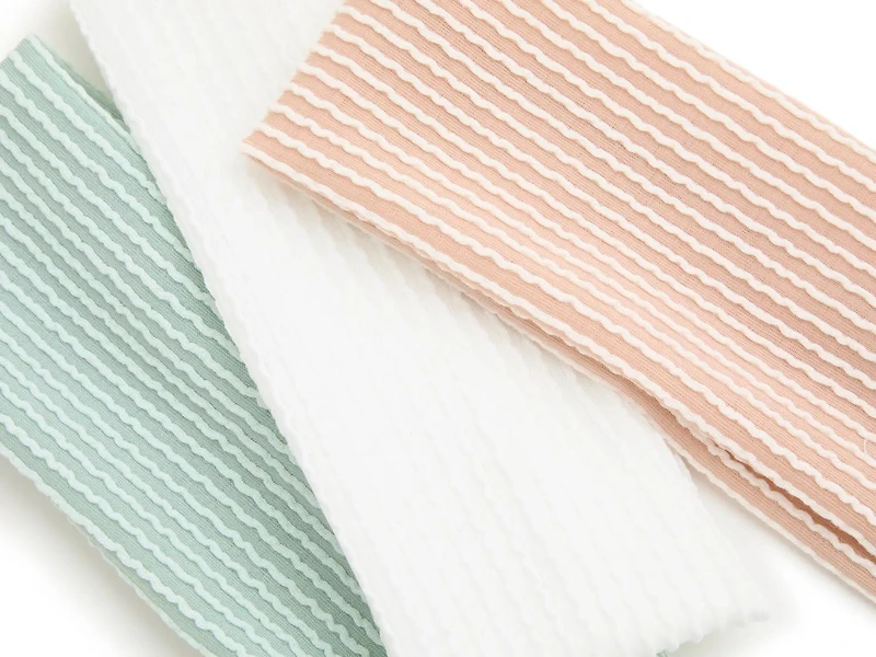 Crinkle Rib Headband Set - 3 Pack