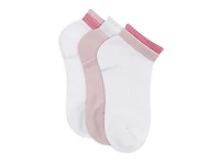 Twin Cuff Powder Women's No Show Socks - 3 Pack