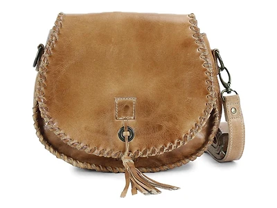 Half Moon Leather Crossbody Bag