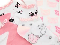 Cat Kids' No Show Socks - 6 Pack