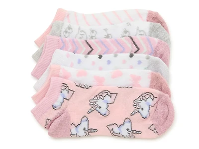 Unicorn Kids' No Show Socks - 6 Pack