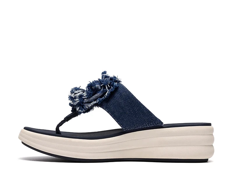 Cloudsteppers Drift Rose Wedge Sandal