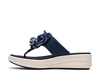 Cloudsteppers Drift Rose Wedge Sandal