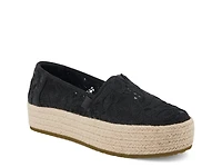 Valencia Espadrille Platform Slip-On