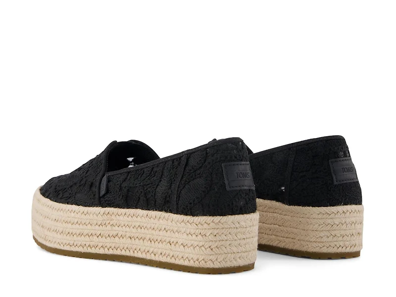 Valencia Espadrille Platform Slip-On