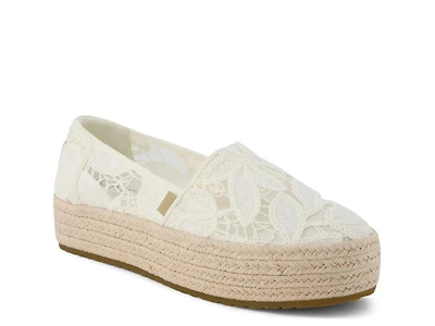 Valencia Espadrille Platform Slip-On