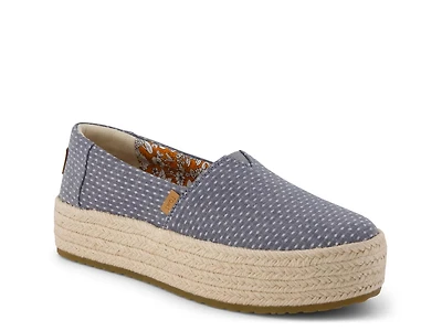 Valencia Espadrille Platform Slip-On