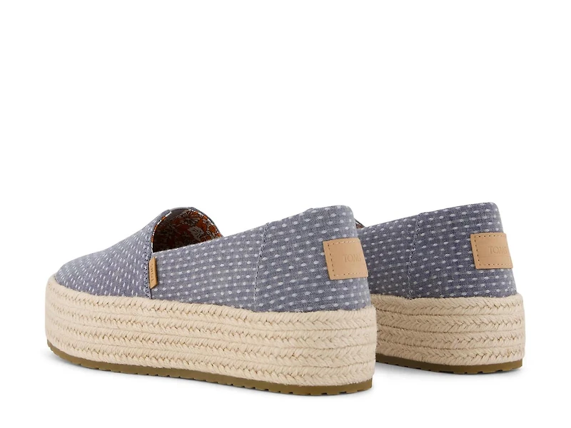 Valencia Espadrille Platform Slip-On