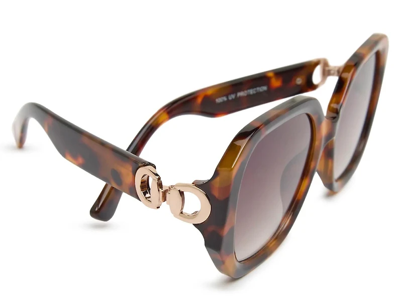 Bon Voyage Tortoise Square Sunglasses