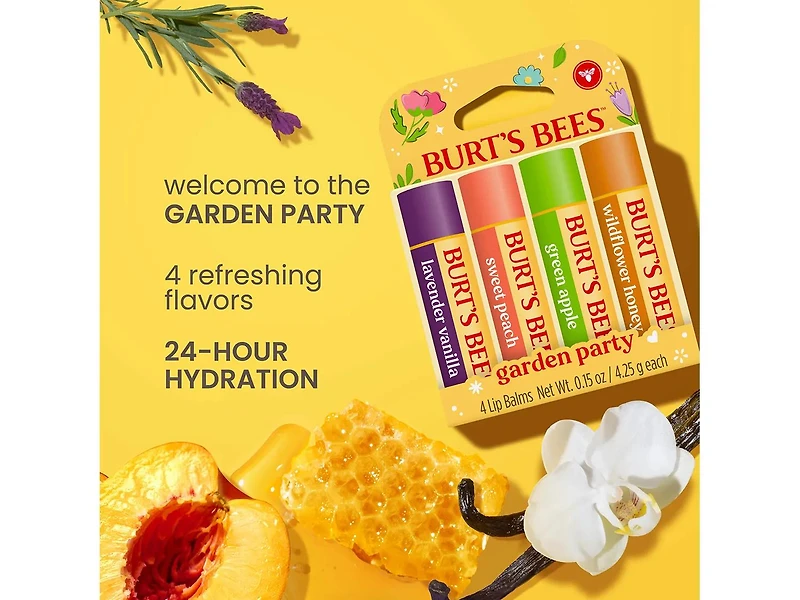 Garden Party Lip Balm Set - 4 Pack