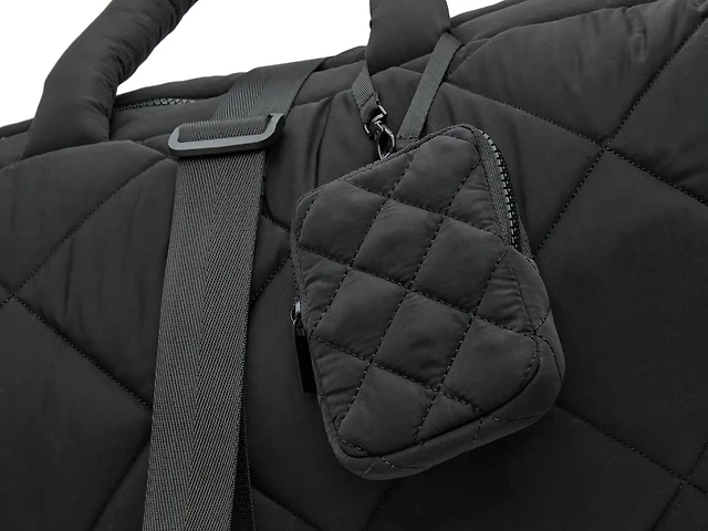 Diamond Quilted Duffle Bag