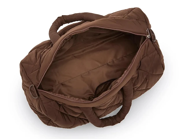 Diamond Quilted Duffle Bag