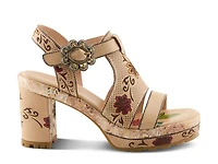 Jaw Drop Platform Sandal