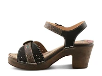 Upper Buck Platform Sandal