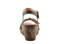 Upper Buck Platform Sandal