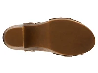 Upper Buck Platform Sandal