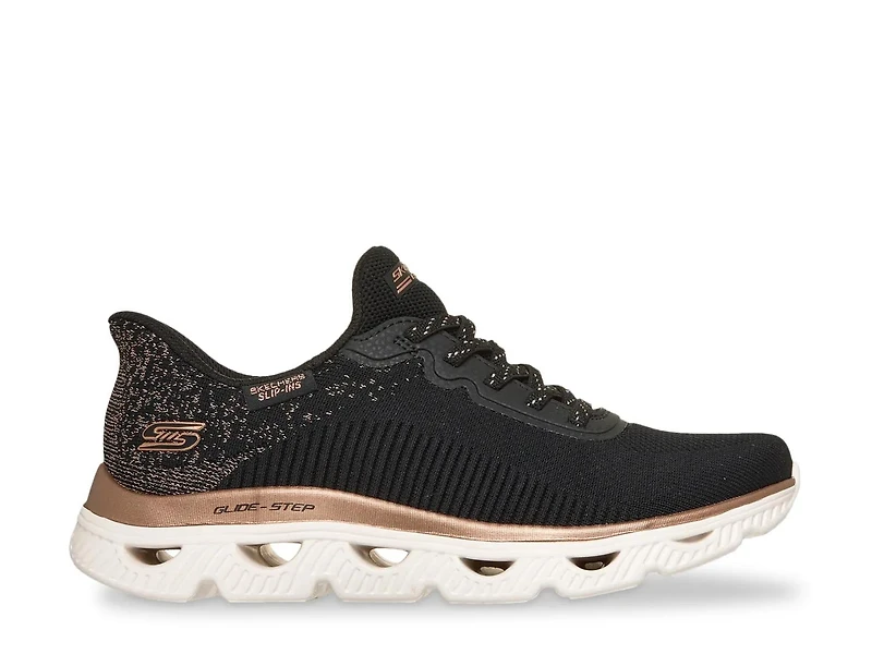 Hands Free Slip-ins BOBS Sport Arc Waves Urban Sparkle Sneaker - Women's