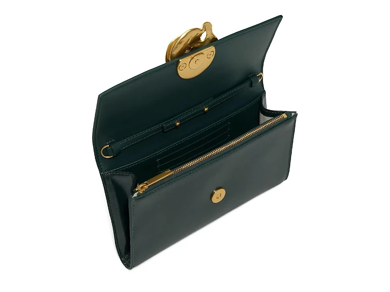 Kira Rose Leather Clutch