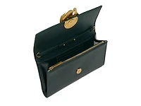 Kira Rose Leather Clutch