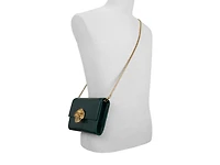 Kira Rose Leather Clutch