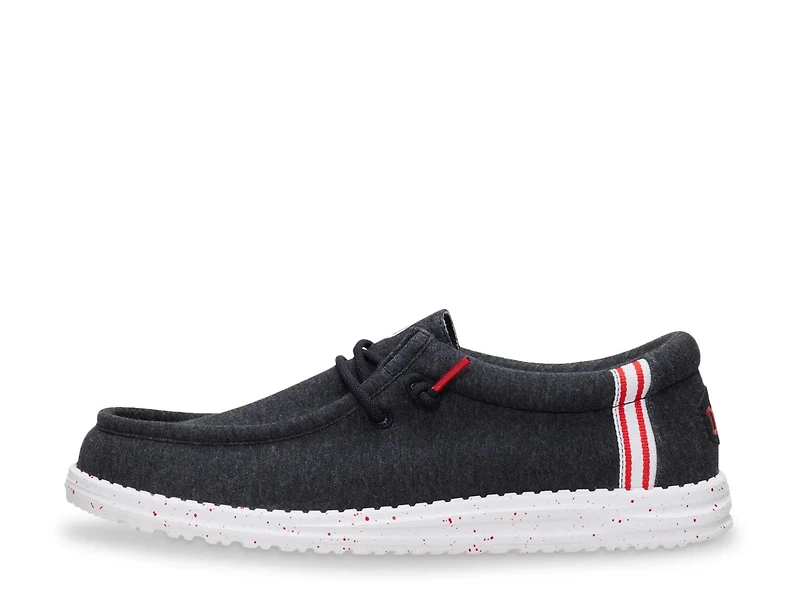 Wally Stretch Jersey Varsity Slip-On
