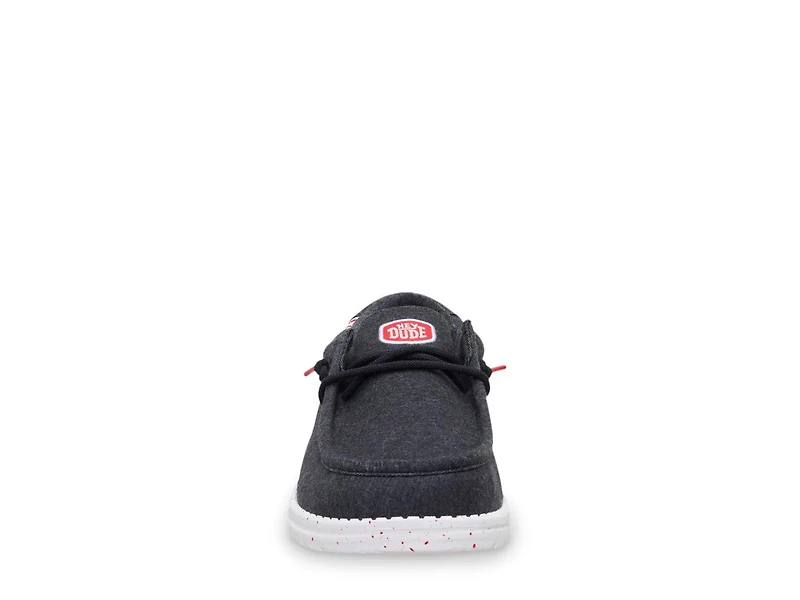Wally Stretch Jersey Varsity Slip-On
