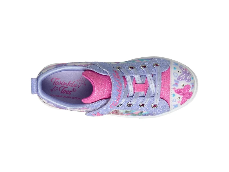 Twinkle Toes Sparks Butterfly Sky Sneaker - Kids'