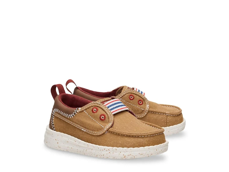 Wally Cru Crafted Varsity Slip-On - Kids'