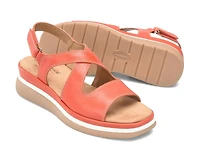 Amethyst Wedge Sandal