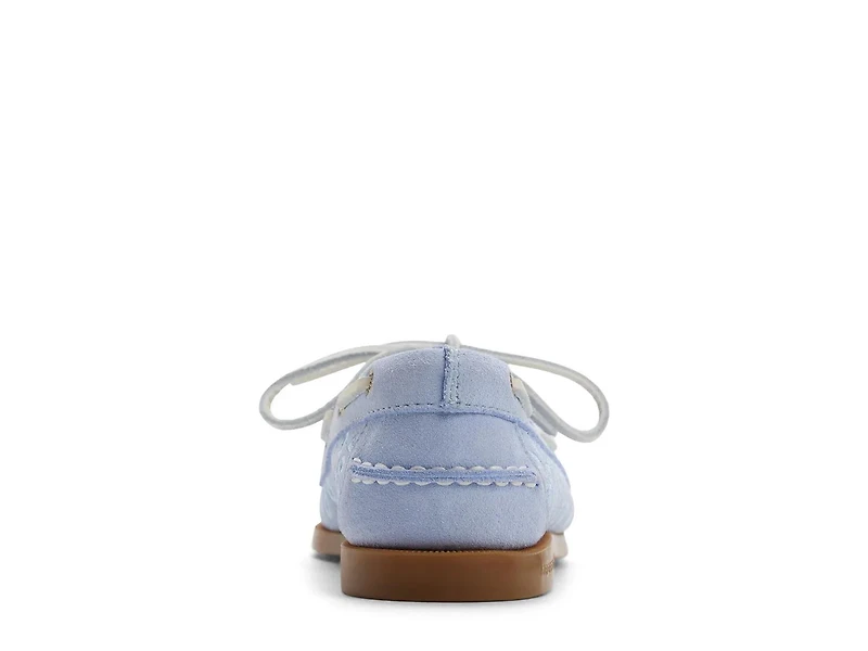 Embroidered Perforated Authentic Original 2-Eye Boat Shoe