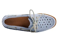 Embroidered Perforated Authentic Original 2-Eye Boat Shoe