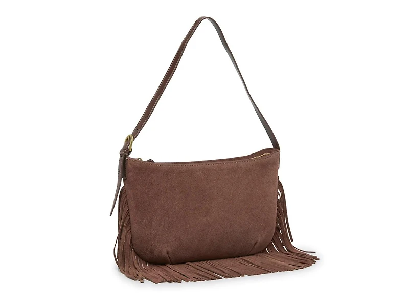Ivy Suede Shoulder Bag