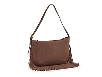 Ivy Suede Shoulder Bag