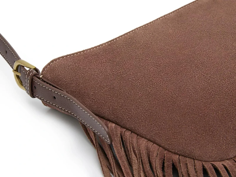 Ivy Suede Shoulder Bag