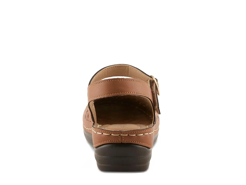 Nougatish Wedge Sandal