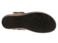 Nougatish Wedge Sandal