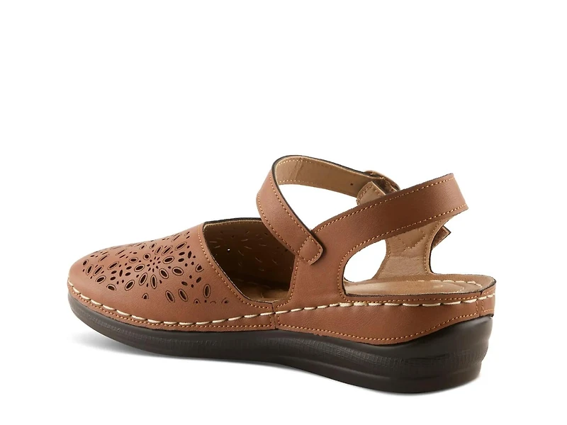 Nougatish Wedge Sandal