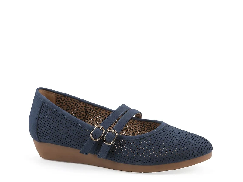 Rivian Mary Jane Wedge Slip-On