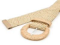 Raffia Women's Stretch Belt