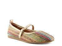 Interweaved Mary Jane Flat