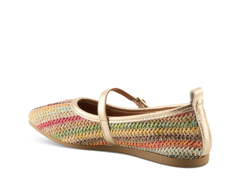 Interweaved Mary Jane Flat
