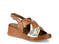 Kala Flower Wedge Sandal