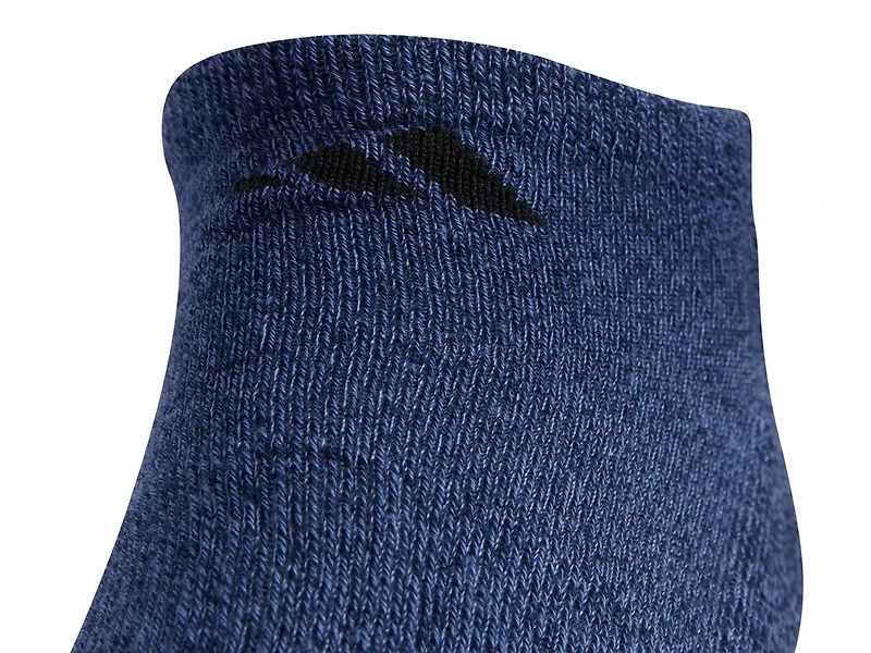 Cushioned Men's No Show Socks - 6 Pack
